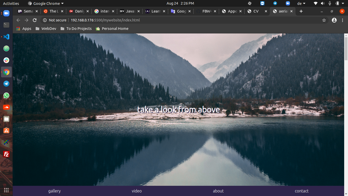 A beautiful website by me :) A beautiful website by me :)